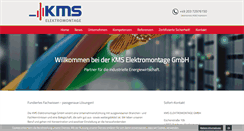 Desktop Screenshot of kms-elektromontage.com
